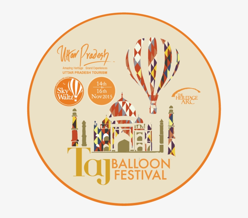 Taj Balloon Festival - Taj Mahal Balloon Festival, transparent png download