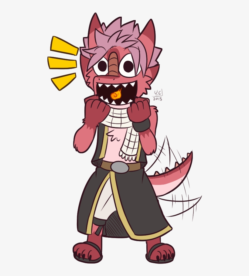 Natsu - Excited Furry, transparent png download