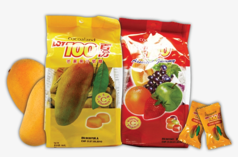 Lot100 Gummies - Cocoaland Mango Gummy, transparent png download