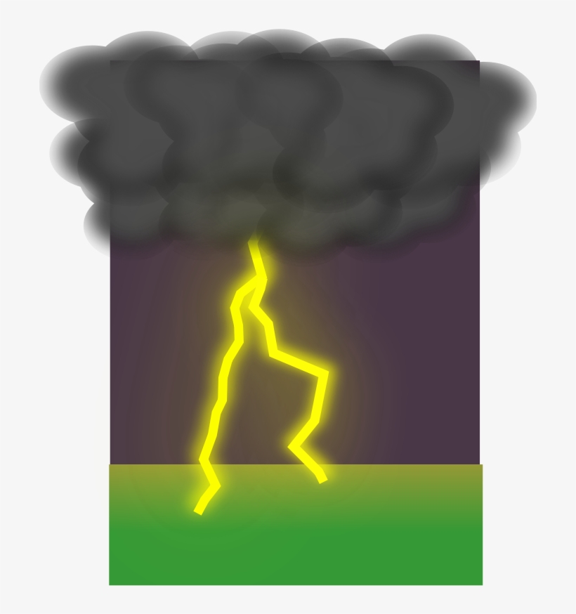 Free Clouds And Lightning Free Overcloud Thunder Free - Lightning, transparent png download