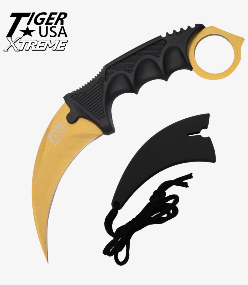Dagger Clipart Fancy - Rainbow Karambit Cs Go, transparent png download