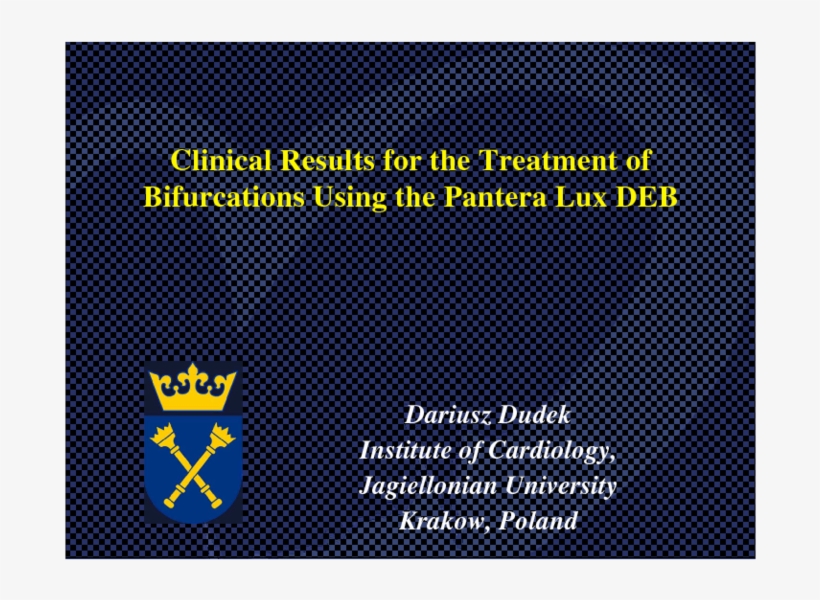 Clinical Results For The Treatment Of Bifurcations - Jagiellonian University, transparent png download