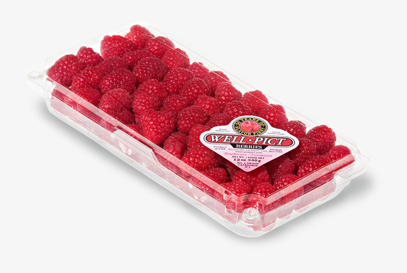 12 Ounce Raspberry - Well Pict Organic Strawberries, transparent png download