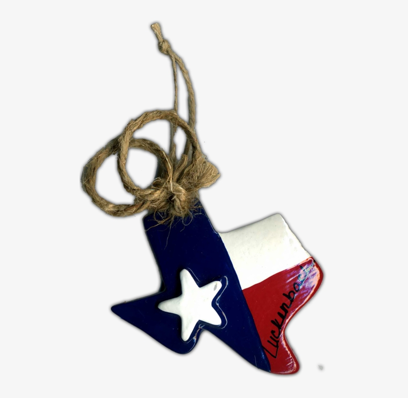 Red White & Blue Texas Luckenbach Texas - Pendant, transparent png download