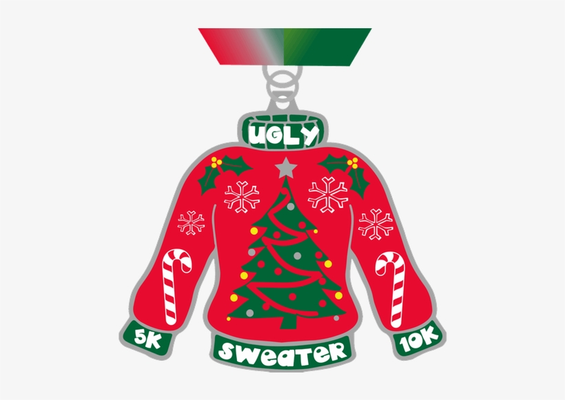 2017 Ugly Sweater 5k And 10k - Ugly Sweater Clipart Png, transparent png download