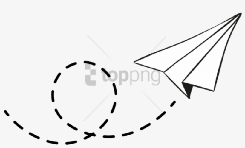 Free Png Paper Airplane Transparent Background Png - Transparent Background White Paper Airplane, transparent png download