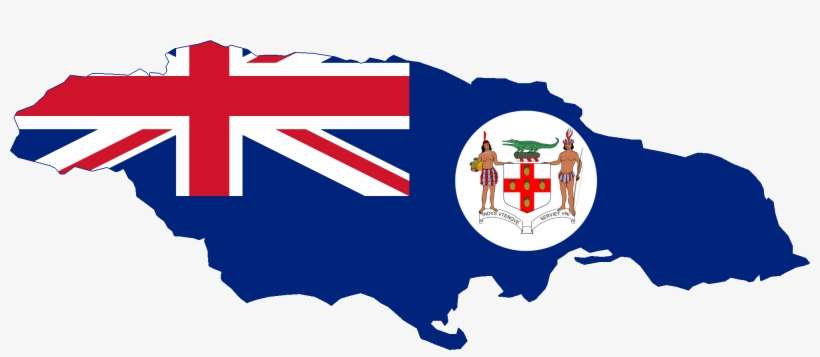 Flag Map Of Jamaica - Jamaica And The Commonwealth, transparent png download