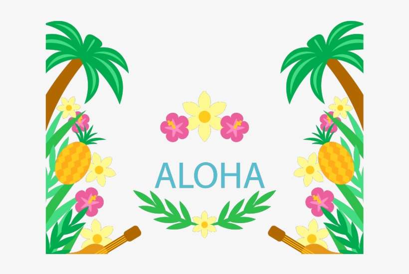 Ukulele Clipart Luau - Png Aloha, transparent png download