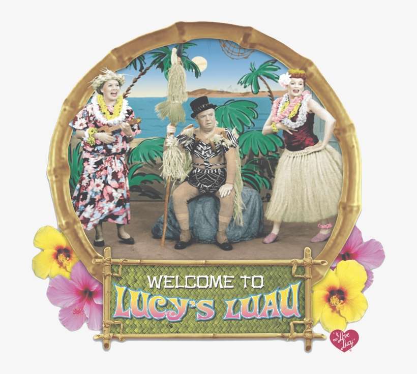 I Love Lucy Lucys Luau Men's Regular Fit T-shirt - Love Lucy, transparent png download