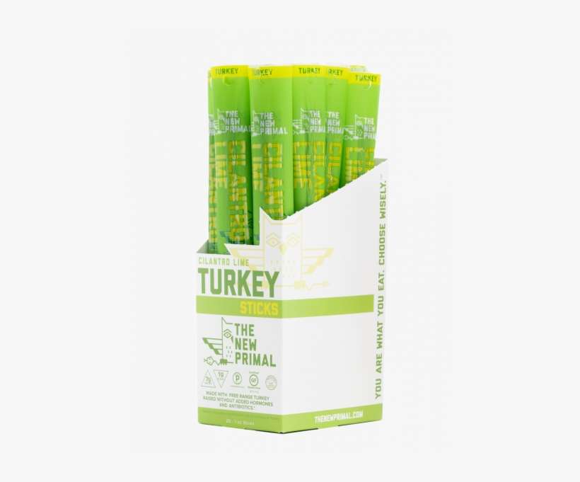 The New Primal Cilantro Lime Turkey Sticks 1 Oz Bags - Paper, transparent png download