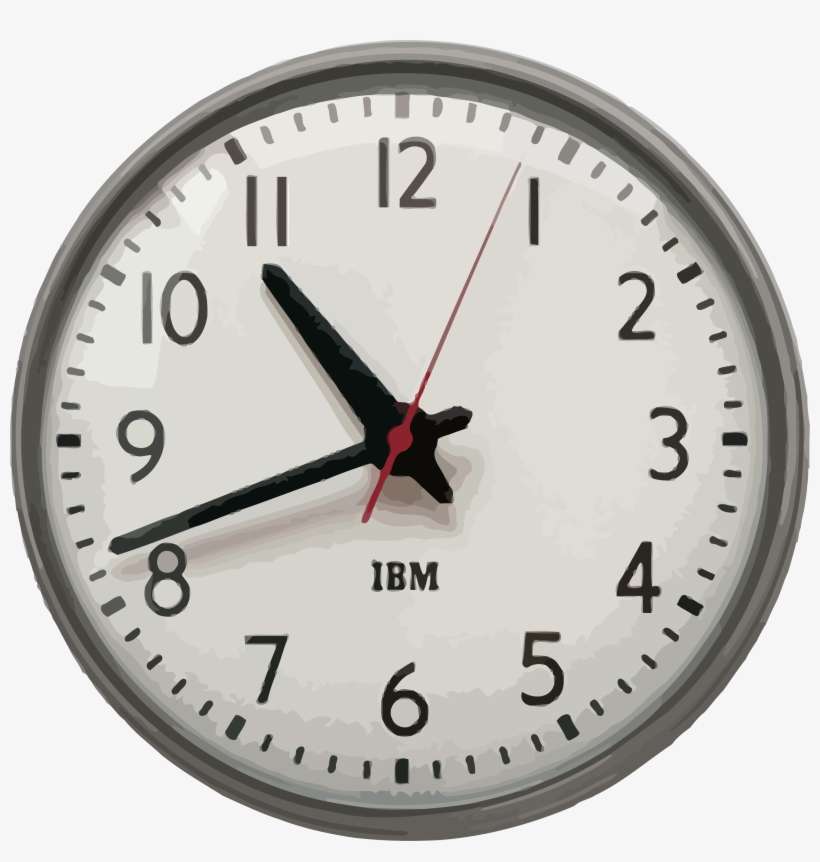 1960s Ibm 13 5 Inch Standard Issue Clock Clipart Png - Wall Clock Iconic, transparent png download