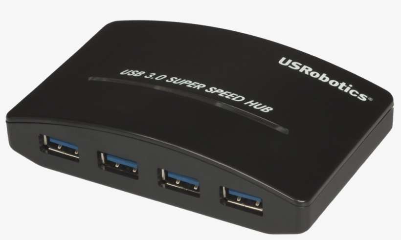 0 4 Port Usb Hub - Hdmi, transparent png download