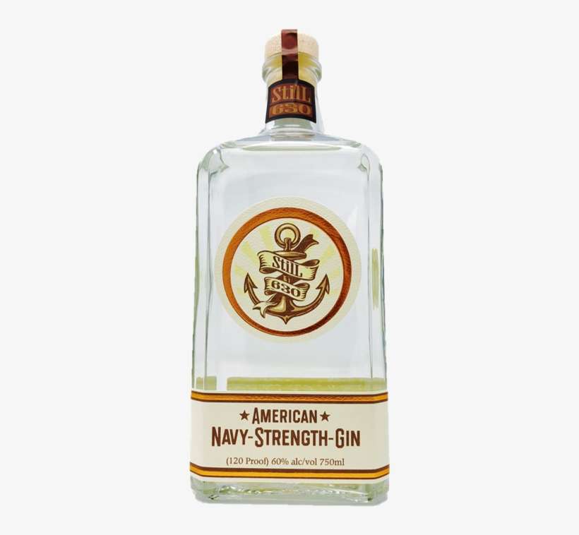 American Navy Strength - Glass Bottle, transparent png download