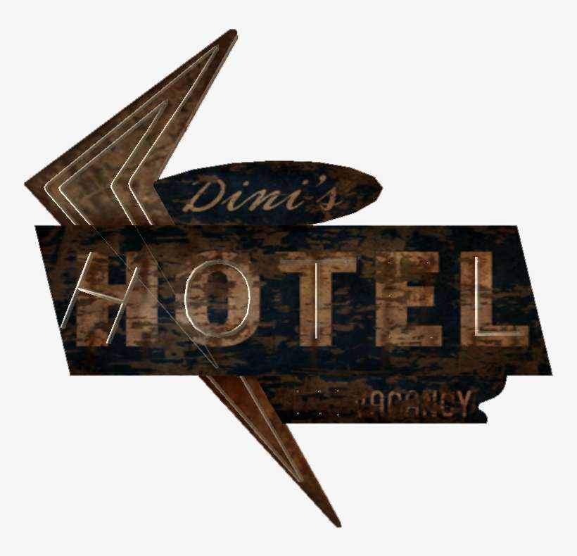 Dini Hotel Sign - Pre War Companies Fallout 2, transparent png download