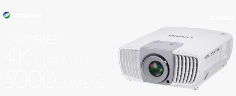 Lampfree 4k Ultra Hd 5000 Lumens - Casio Lamp Free Projector, transparent png download
