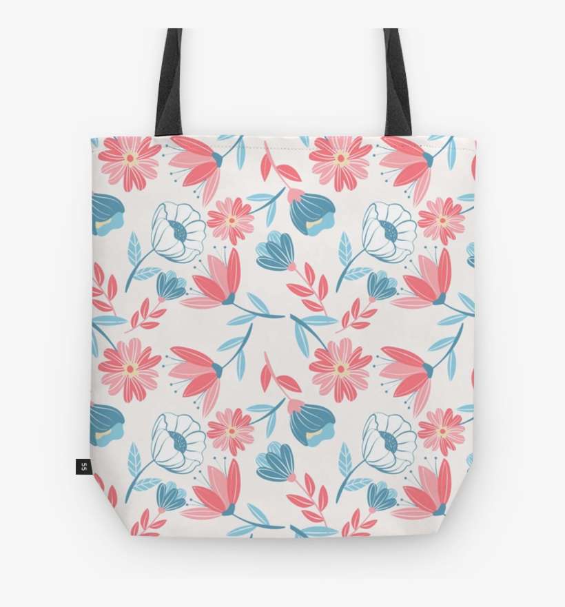 Bolsa Florais Pastéis De Cor Violetana - Shoulder Bag, transparent png download