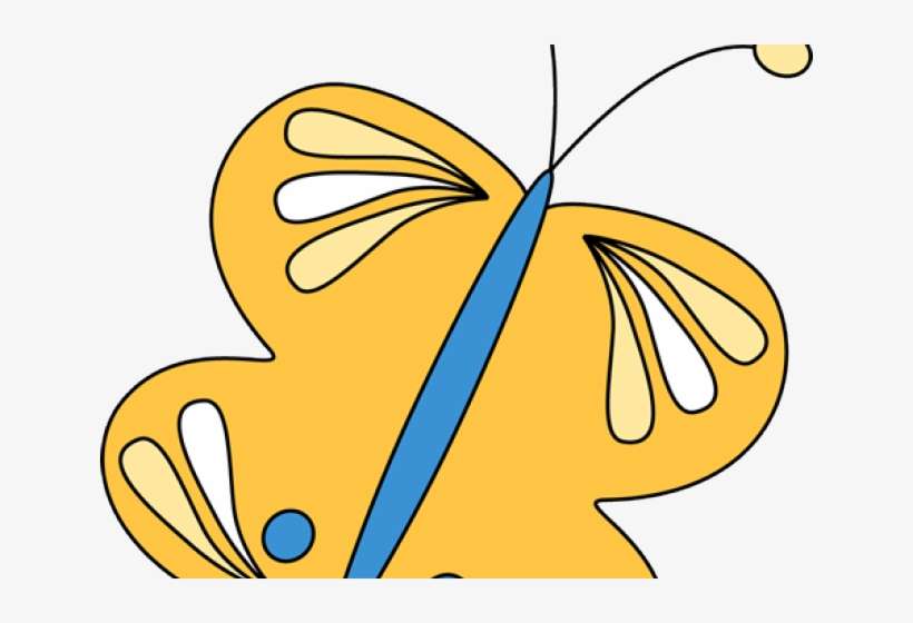 Trapped Clipart Yellow Butterfly, transparent png download