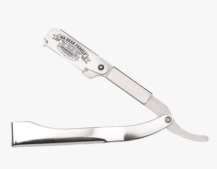 Een Scheermes Van Roestvrij Staal Met Een Fijn En Uitgebalanceerd - Mr Bear Family Shavette, transparent png download