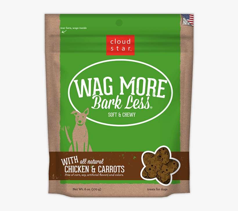 Cloud Star Wag More Bark Less Soft And Chewy Chicken - Turkey, transparent png download
