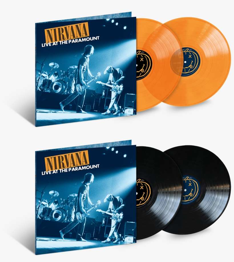 Nirvana Live At The Paramount Orange Vinyl, transparent png download