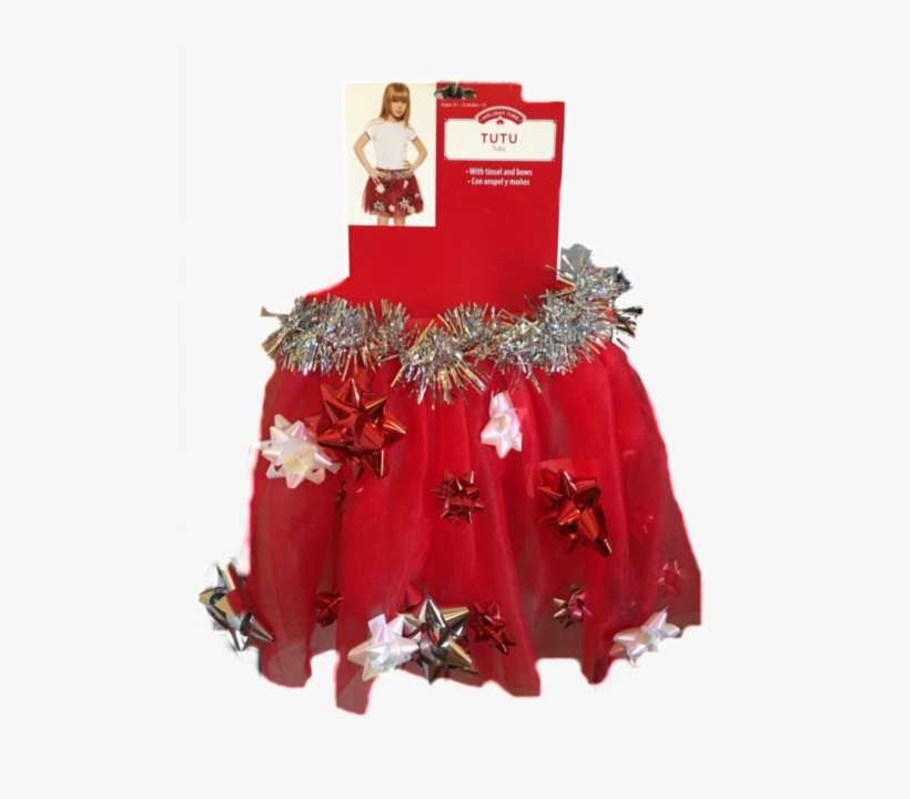 Holiday Time Girls Age 5 Red Silver Christmas Festive - Skirt, transparent png download