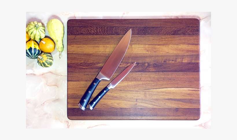 Teakore Classic Teak Cutting Board - Utility Knife, transparent png download
