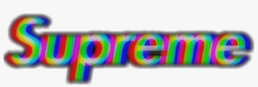 Memezasf Supreme Glitch Ftestickers Korea Background - Graphic Design, transparent png download