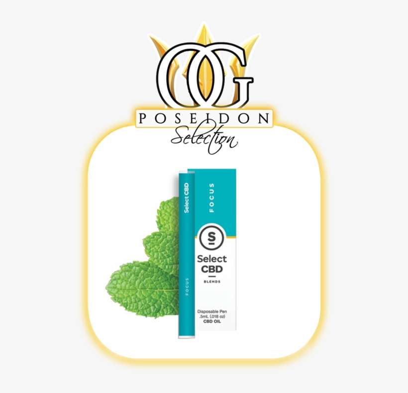 Focus Peppermint Vape Pen - Select Cbd Vape Pen, transparent png download