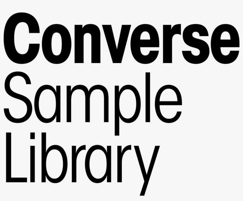 Converse Logo Png - Graphics, transparent png download