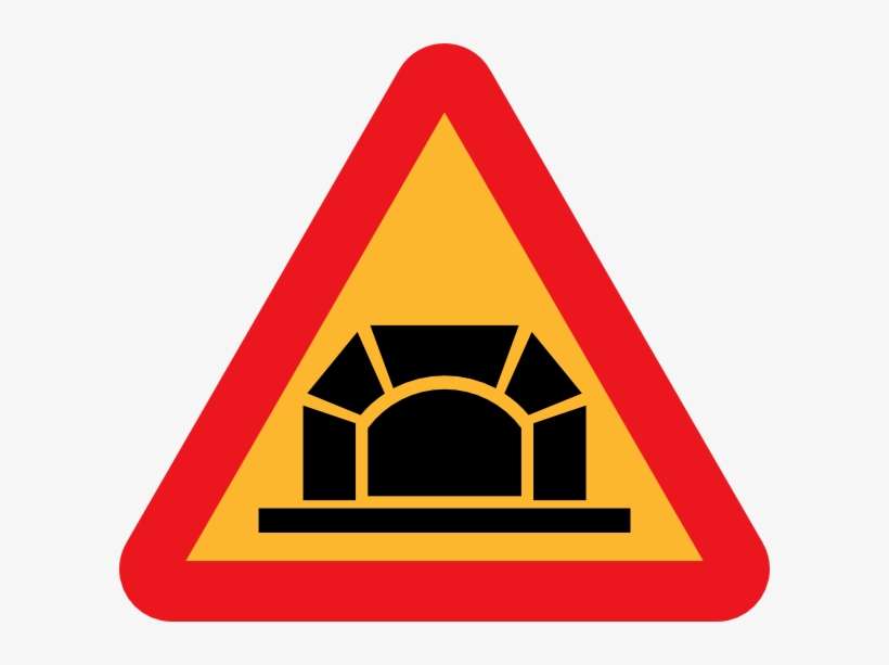 Tunnel Sign, transparent png download
