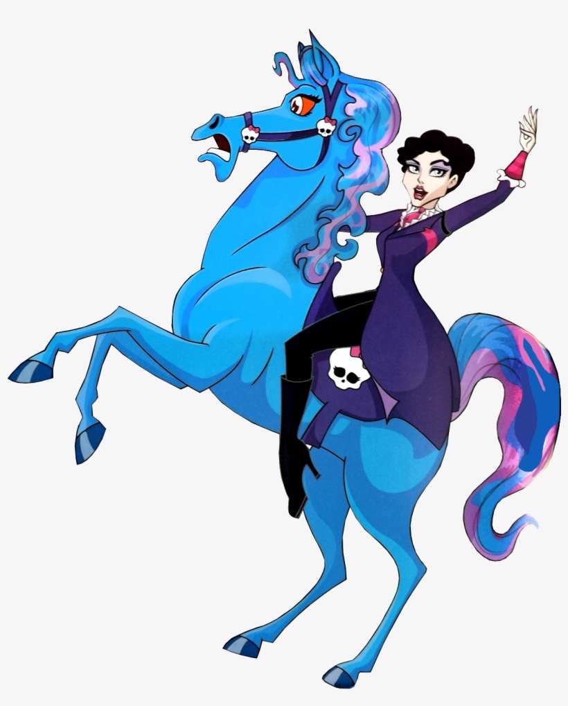 Artwork/png De La Directora Buena Sangre Con Nightmare - Monster High Bloodgood Horse, transparent png download