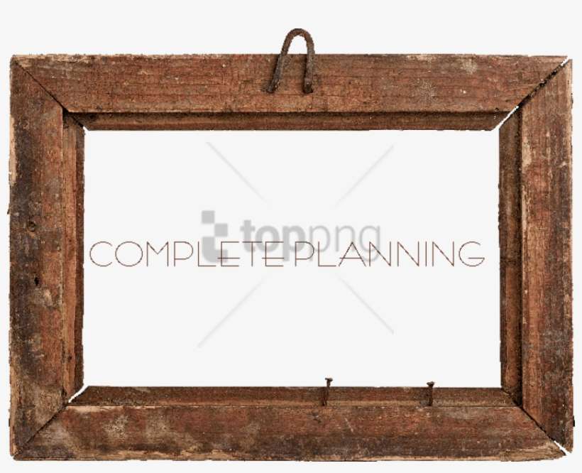 Free Png Rustic Wood Frame Png Image With Transparent - Wood Picture Frame Png, transparent png download