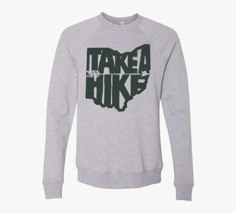 Take A Hike Ohio Crewneck Sweater - Sweater, transparent png download