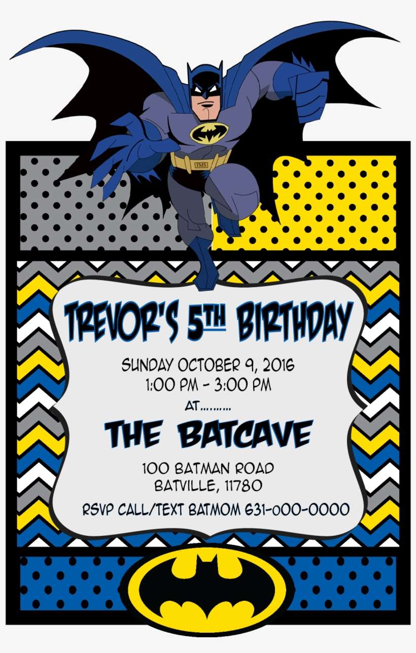 Blank-invite - Batman Brave And The Bold, transparent png download