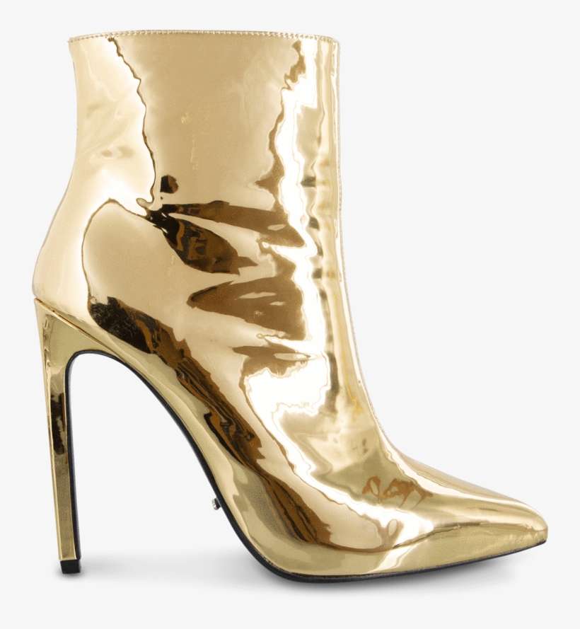 Freddie Gold Metallic Shine Default - Gold Womens Boots, transparent png download