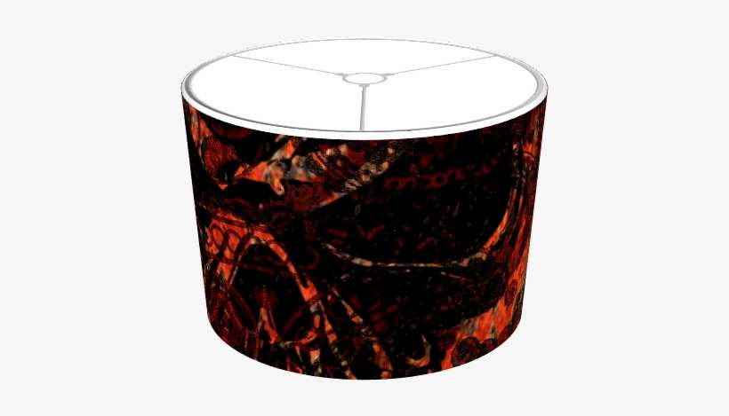 Angry Skull Emerging From Grunge Paisley And Fire - Old Fashioned Glass, transparent png download