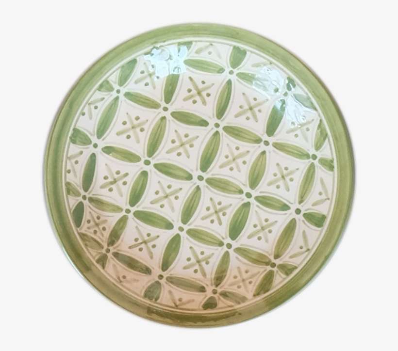 Spring Green Fez Salad Plate - Circle, transparent png download