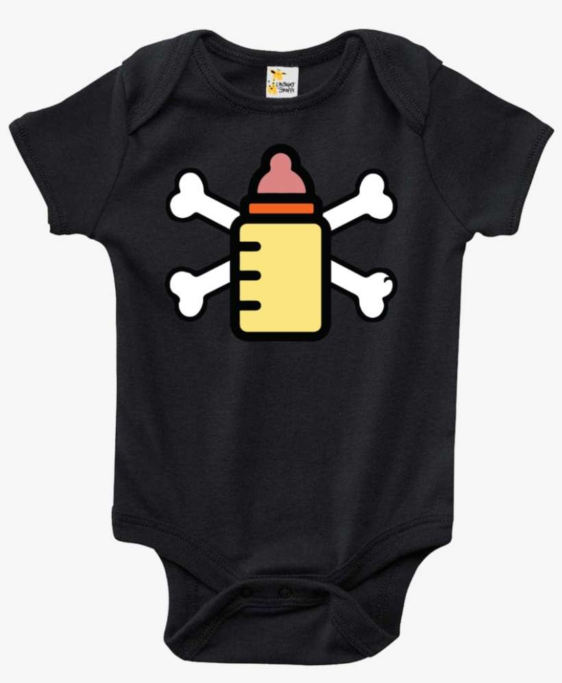 Bottle And Crossbones - Infant Bodysuit, transparent png download