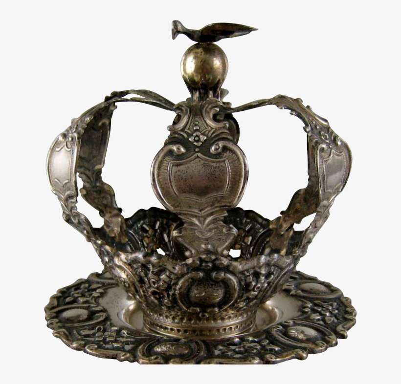 Antique 833 Silver Crown & Stand C - Coroa Espirito Santo Png, transparent png download