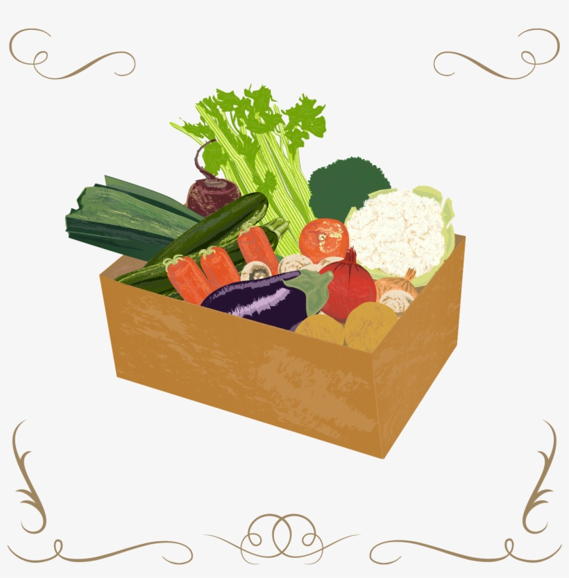 Picture Black And White Stock One Organic Fruit Veg - Illustration, transparent png download