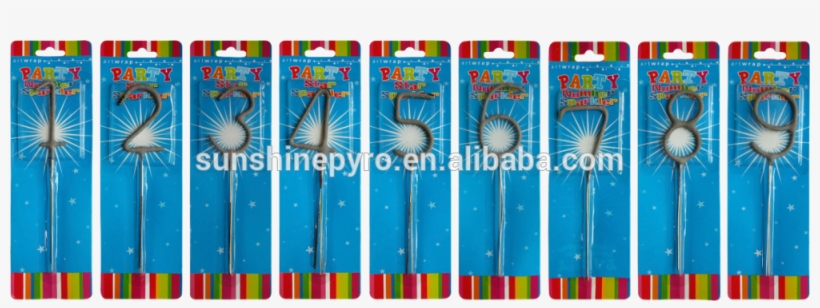 7'' Wedding Party Gold Sparkler Fireworks - Drinking Straw, transparent png download