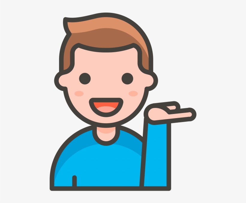 Man Tipping Hand Emoji - Singer Icon Png, transparent png download