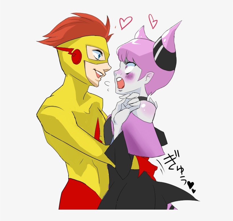 Kid Flash X Jinx, transparent png download