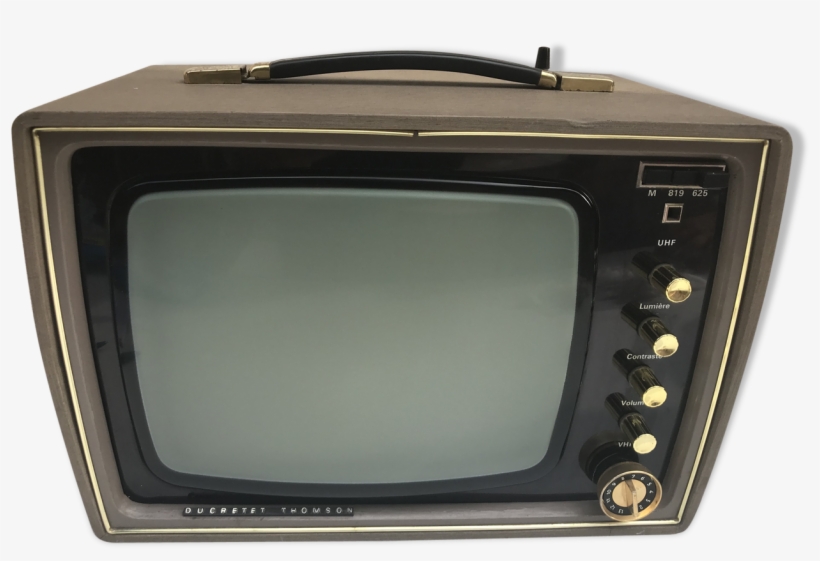 Old Television Ducretet Thomson Brand - Screen, transparent png download