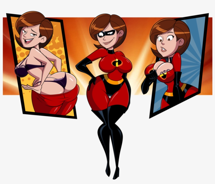 Violet Parr Elastigirl Red Cartoon Fictional Character - Grimphantom Elastigirl, transparent png download