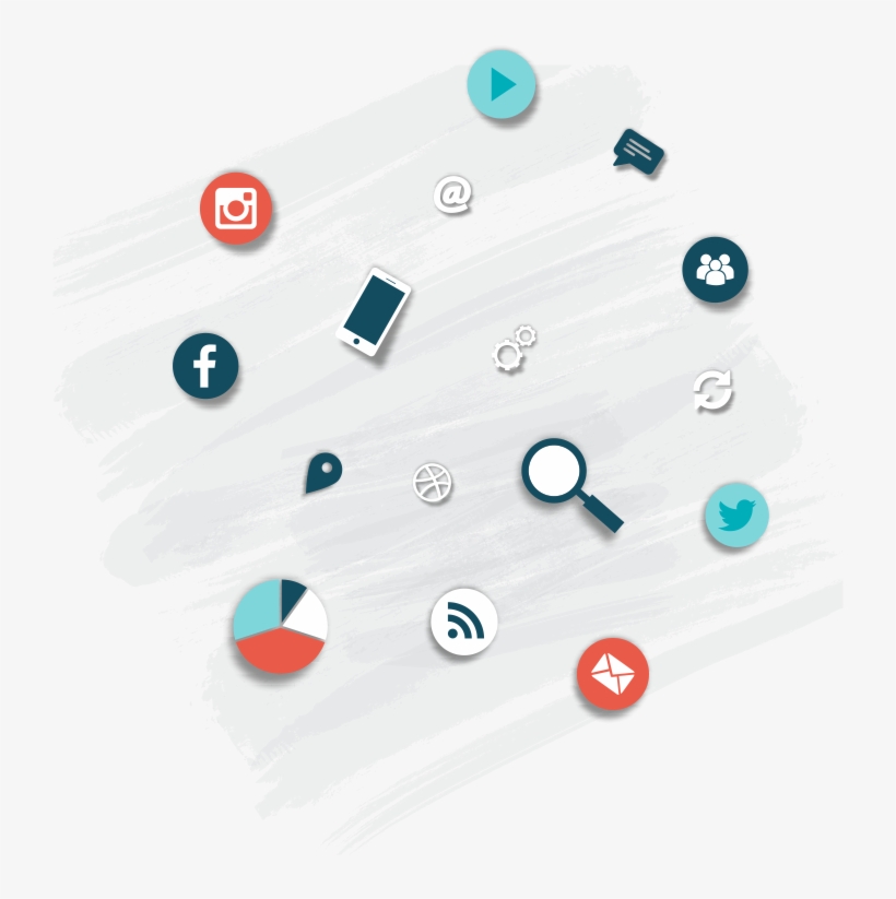 Social Media Marketing And Targeted Display Advertising, - Graphic Design, transparent png download