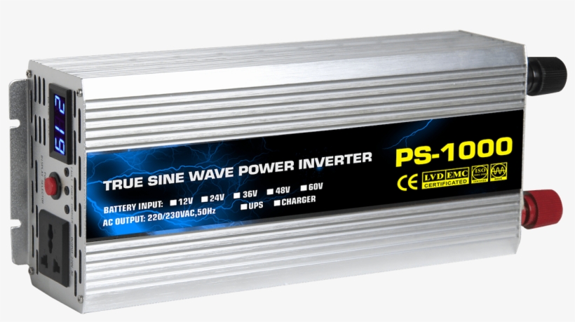 Pure Sine Wave Inverter 1000w-1500x1125px - Power Inverter, transparent png download
