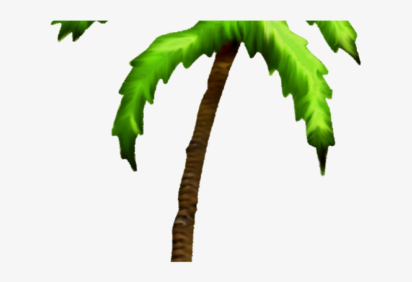 Transparent Cartoon Palm Tree - Clip Art, transparent png download