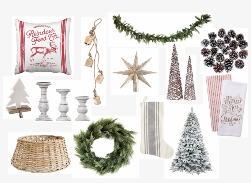 Rustic Bell Door Hanger - Christmas Tree, transparent png download