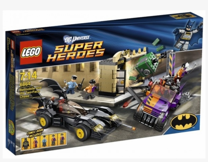 6864 1 - Lego Two Face Car, transparent png download